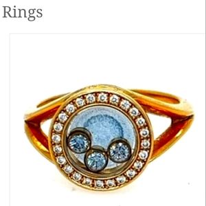 Chopard 18K Yellow Gold Happy Diamond Icons Ring